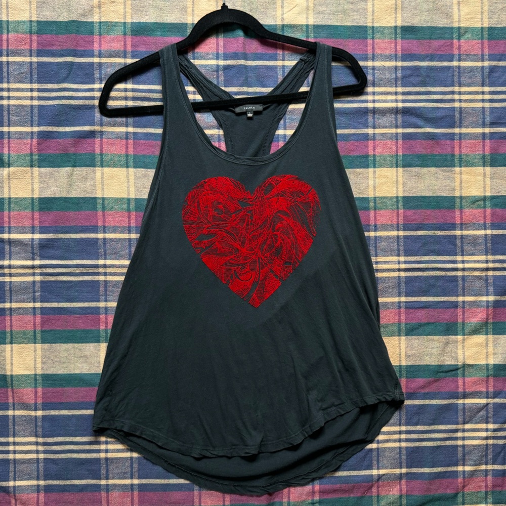 Talula Velvet Heart Tank Top